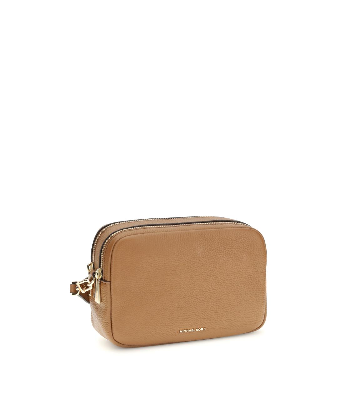 MICHAEL KORS Коричневая кожаная сумка через плечо, фото 2