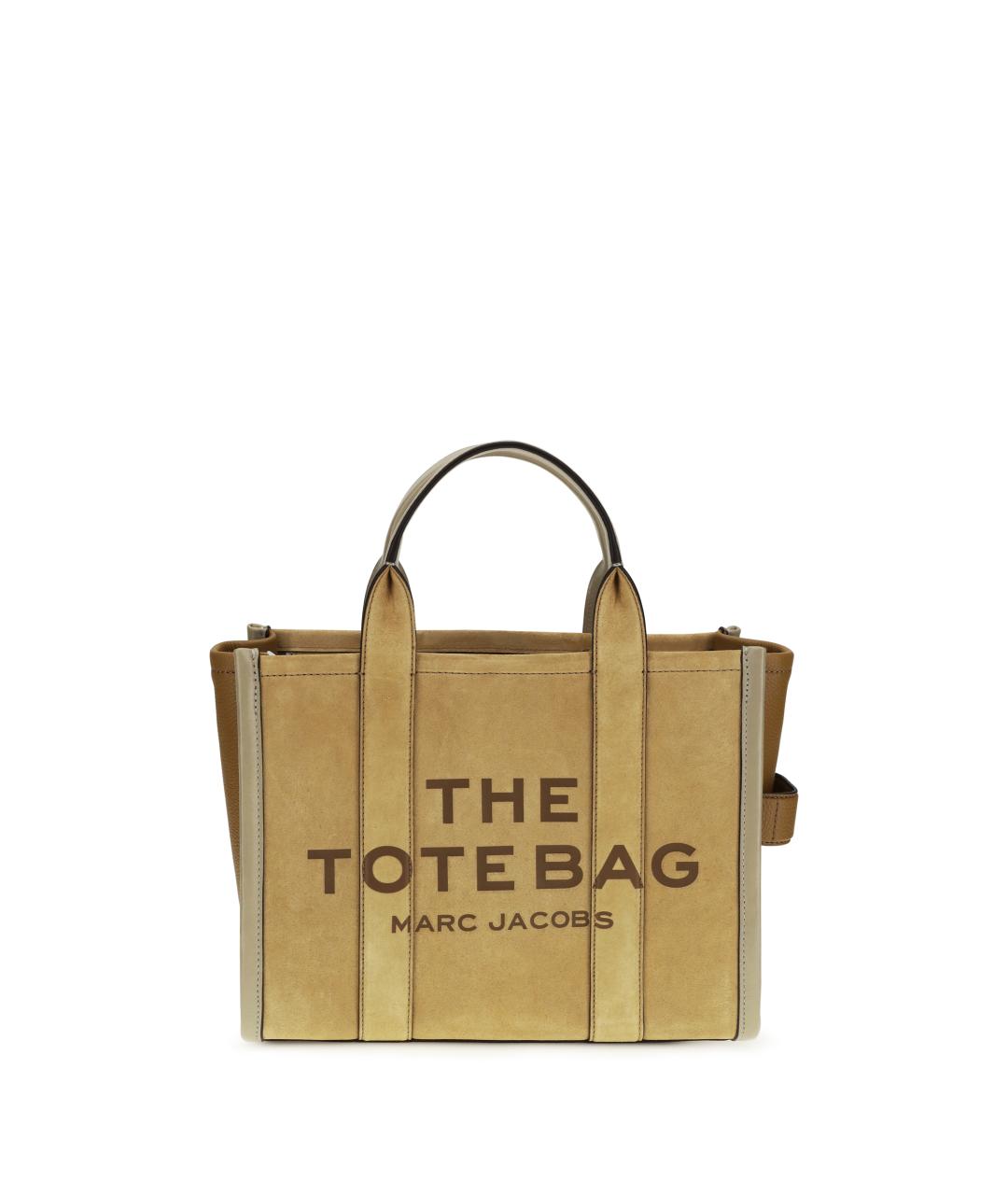 MARC JACOBS Бежевая замшевая сумка тоут, фото 1