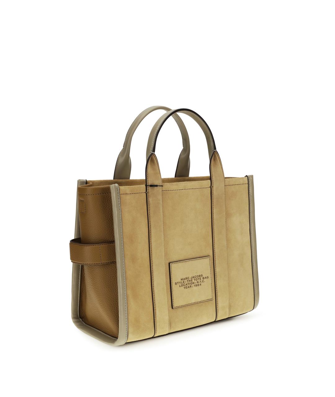 MARC JACOBS Бежевая замшевая сумка тоут, фото 3