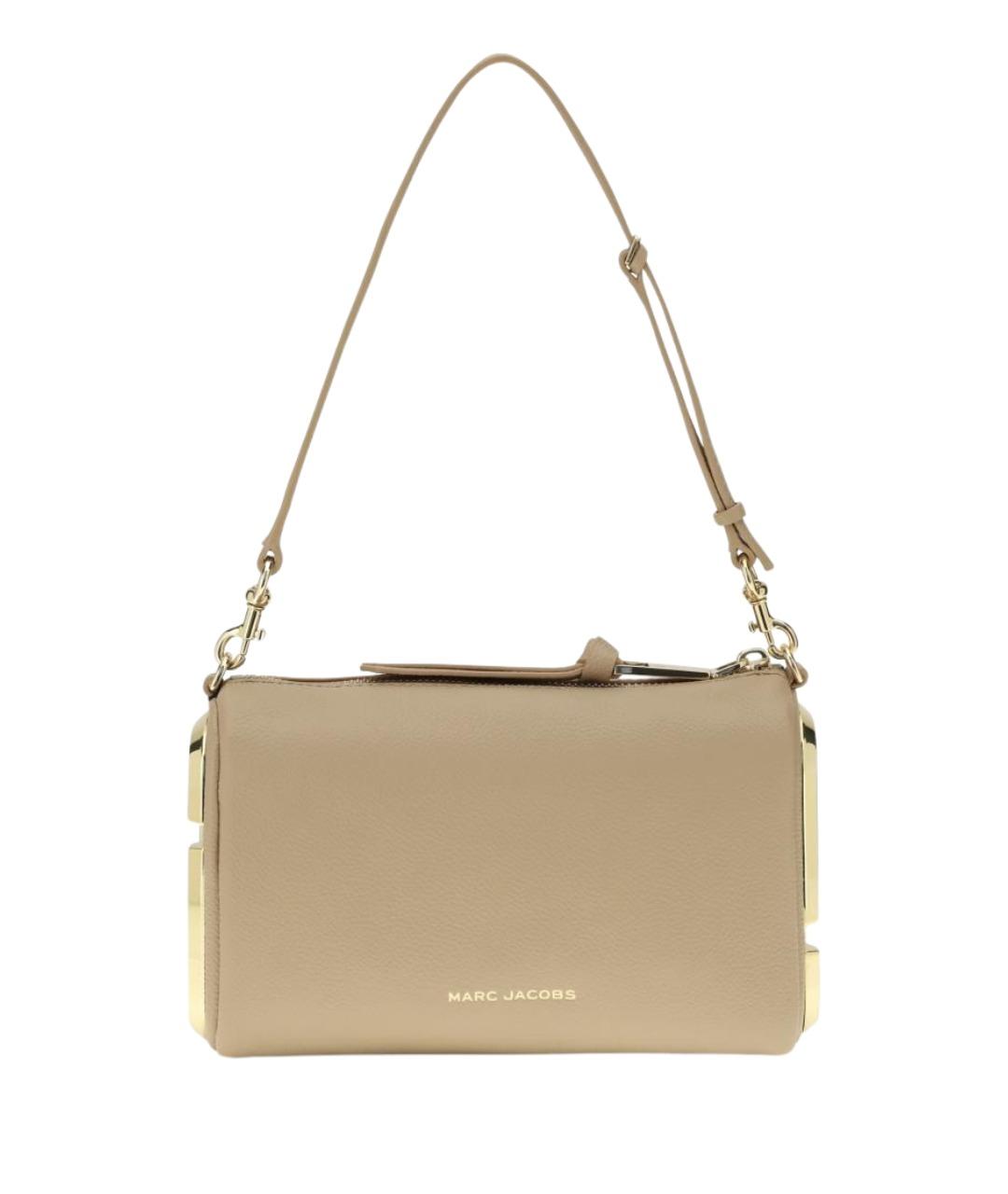MARC JACOBS Бежевая кожаная сумка через плечо, фото 1