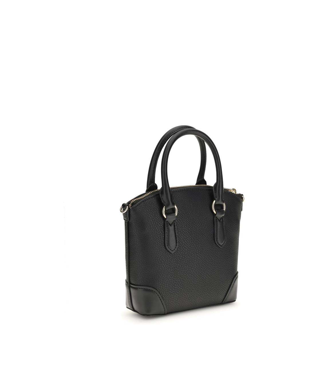 MICHAEL KORS Черная кожаная сумка тоут, фото 3