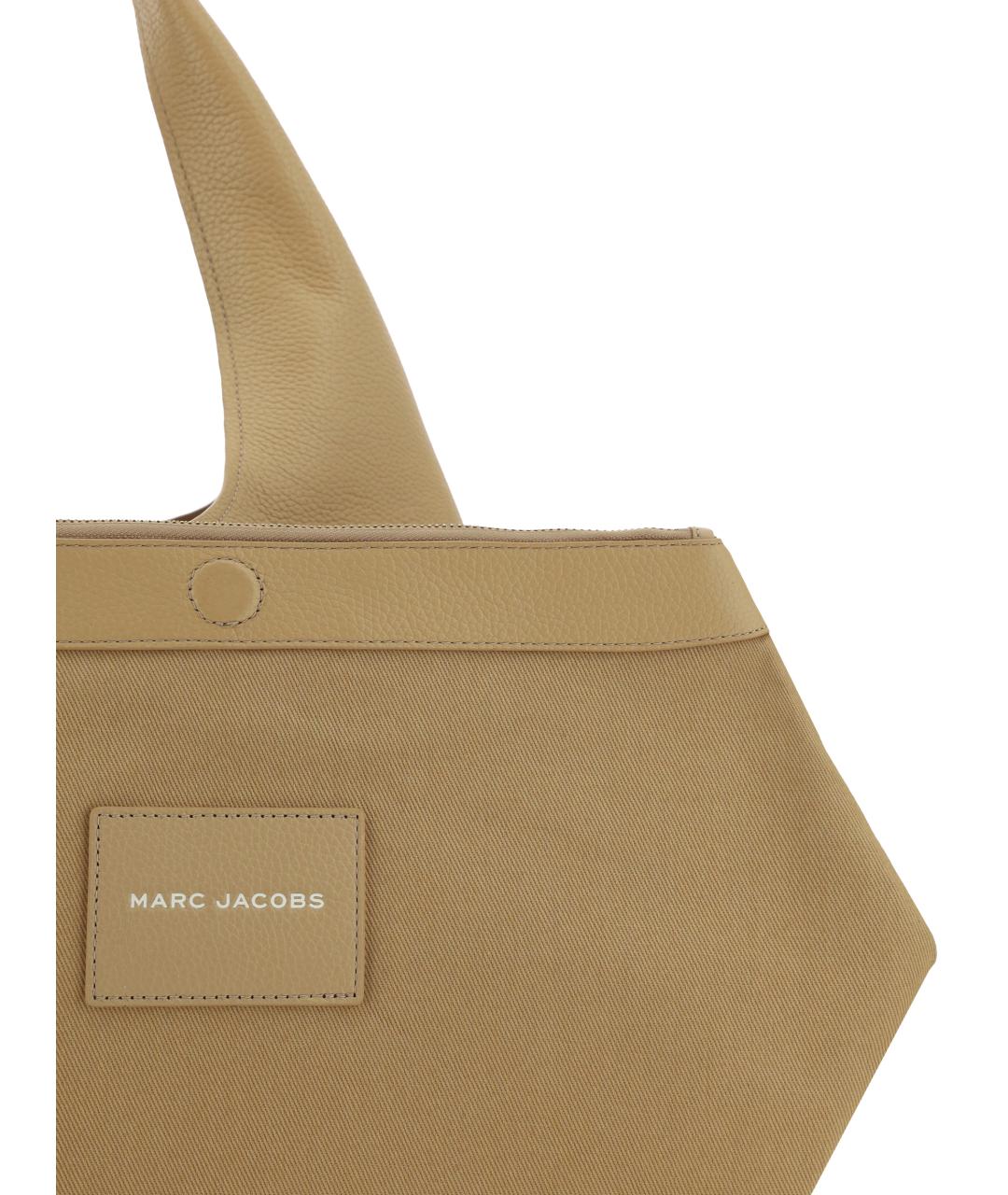MARC JACOBS Бежевая кожаная сумка через плечо, фото 4