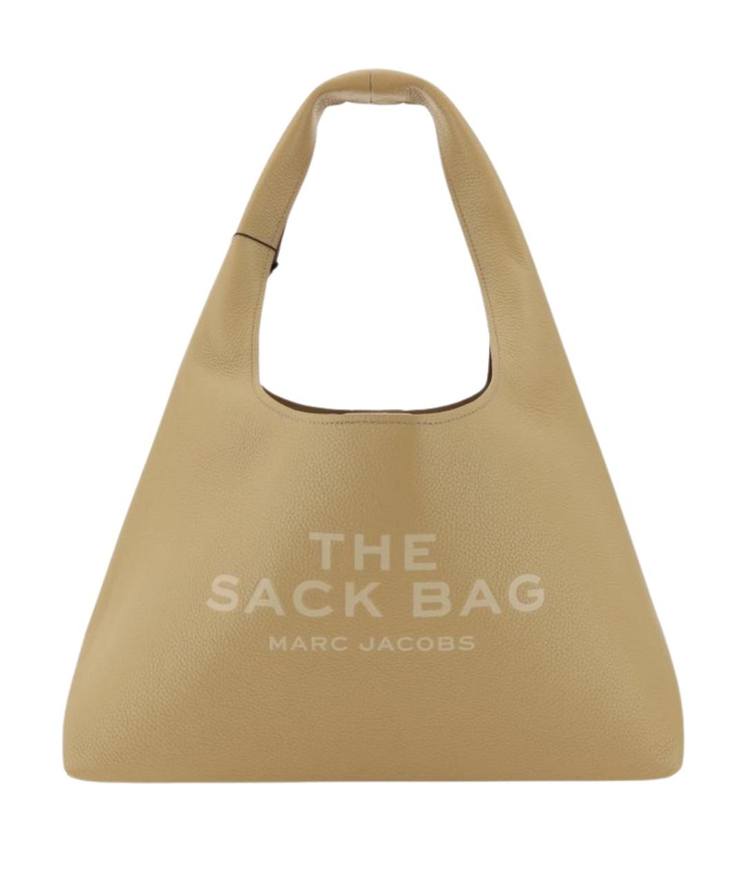 MARC JACOBS Бежевая кожаная сумка через плечо, фото 1