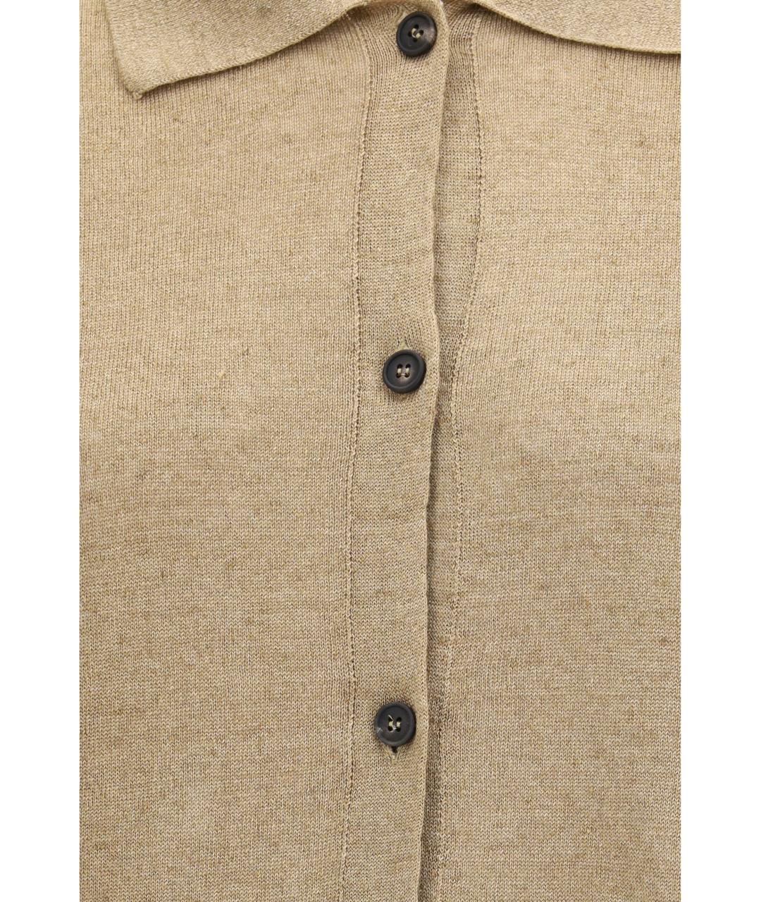 'S MAX MARA Бежевый шерстяной кардиган, фото 3