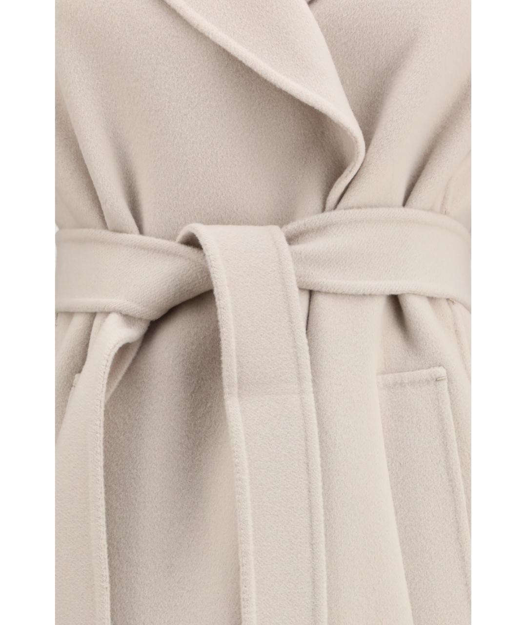 'S MAX MARA Бежевое шерстяное пальто, фото 3