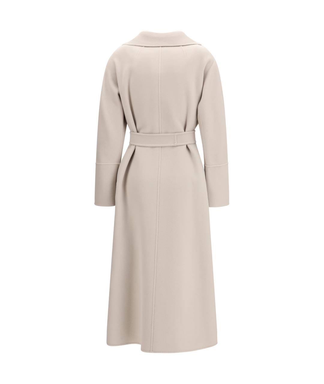 'S MAX MARA Бежевое шерстяное пальто, фото 2