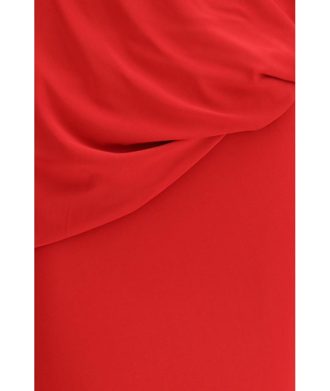 MAGDA BUTRYM Красное вискозное вечернее платье, фото 4