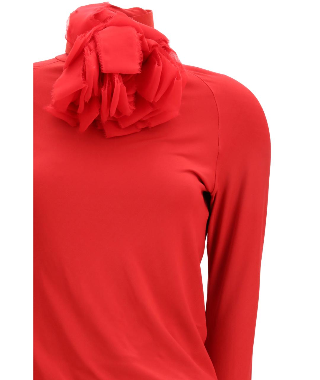 MAGDA BUTRYM Красное вискозное вечернее платье, фото 3