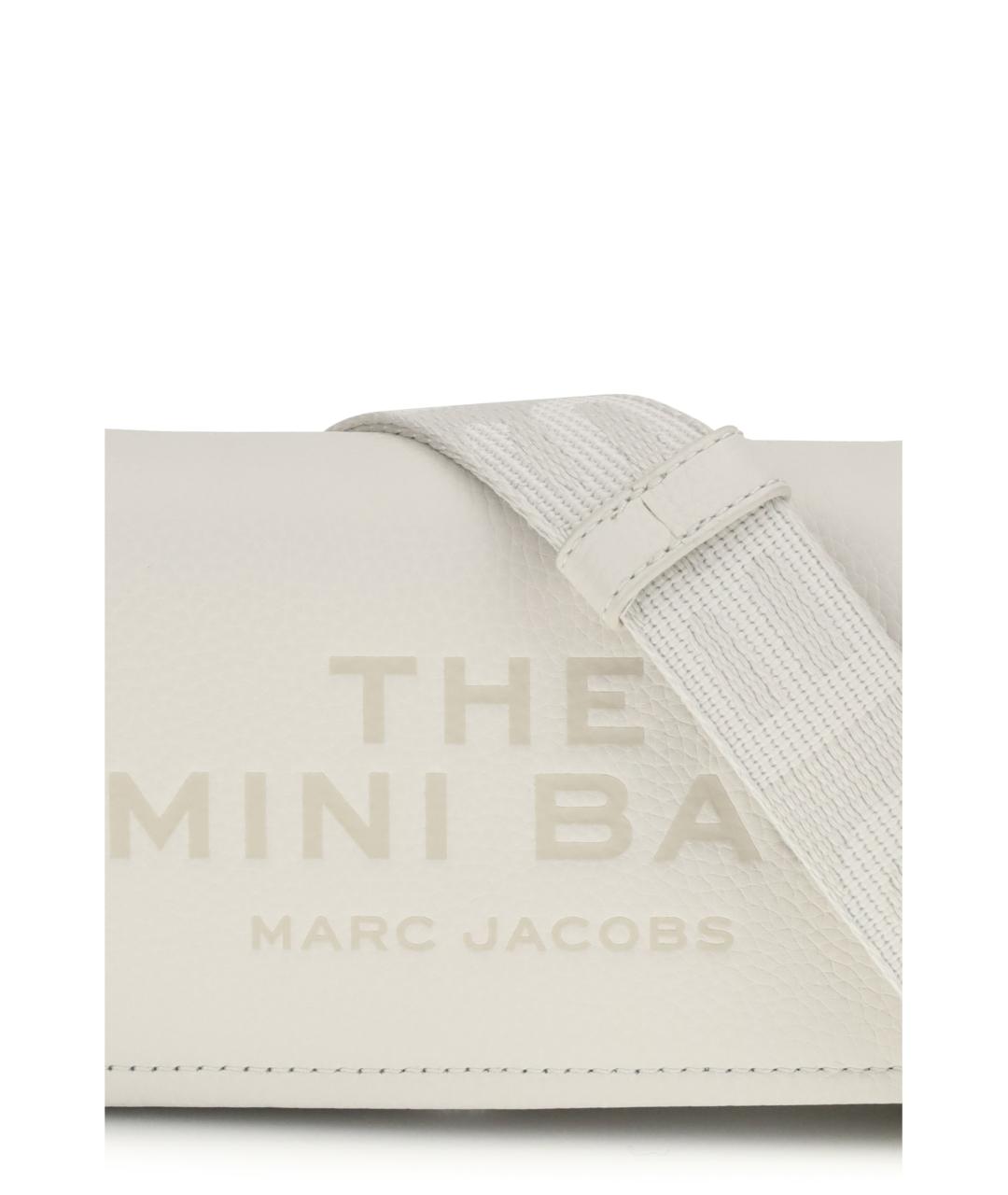MARC JACOBS Белая кожаная сумка через плечо, фото 4