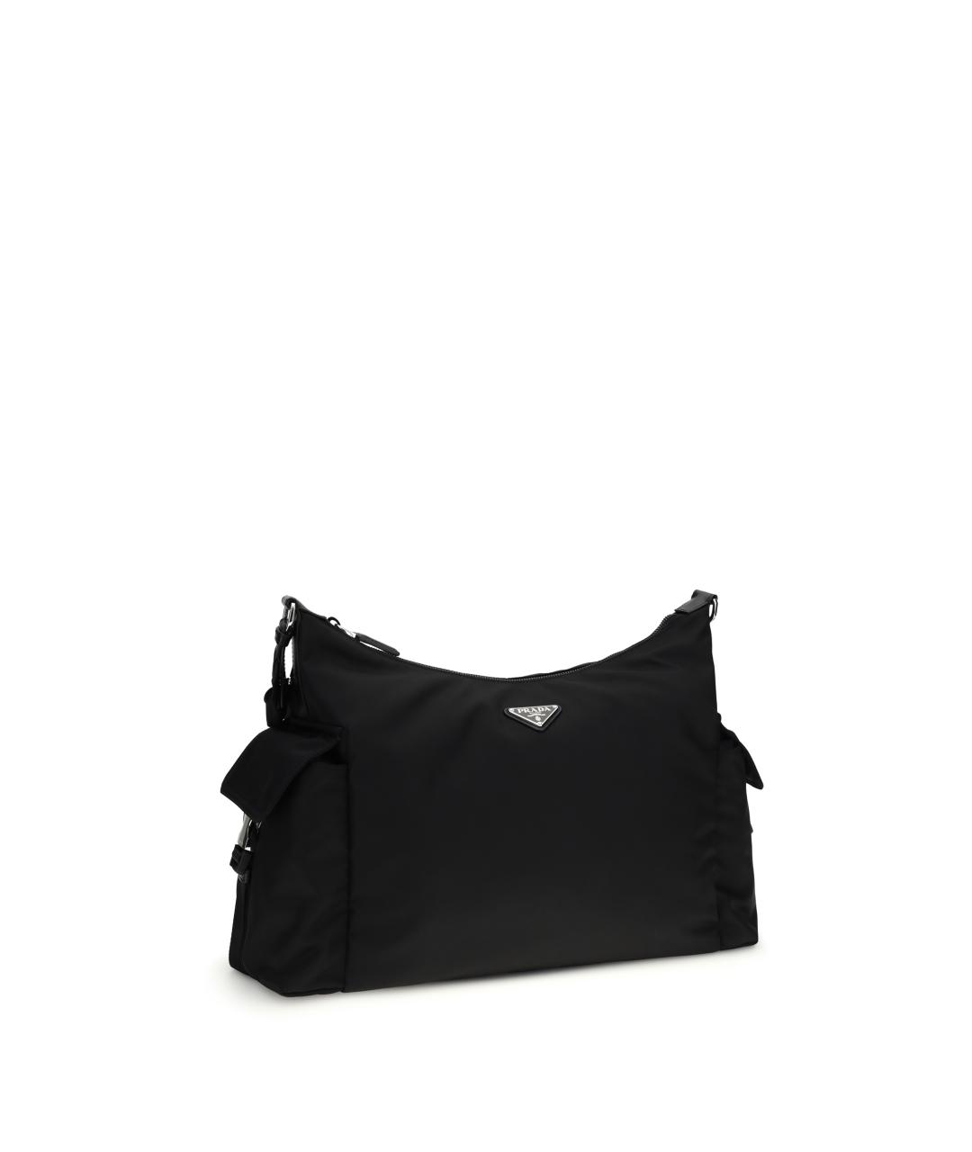 PRADA Черная синтетическая сумка на плечо, фото 2