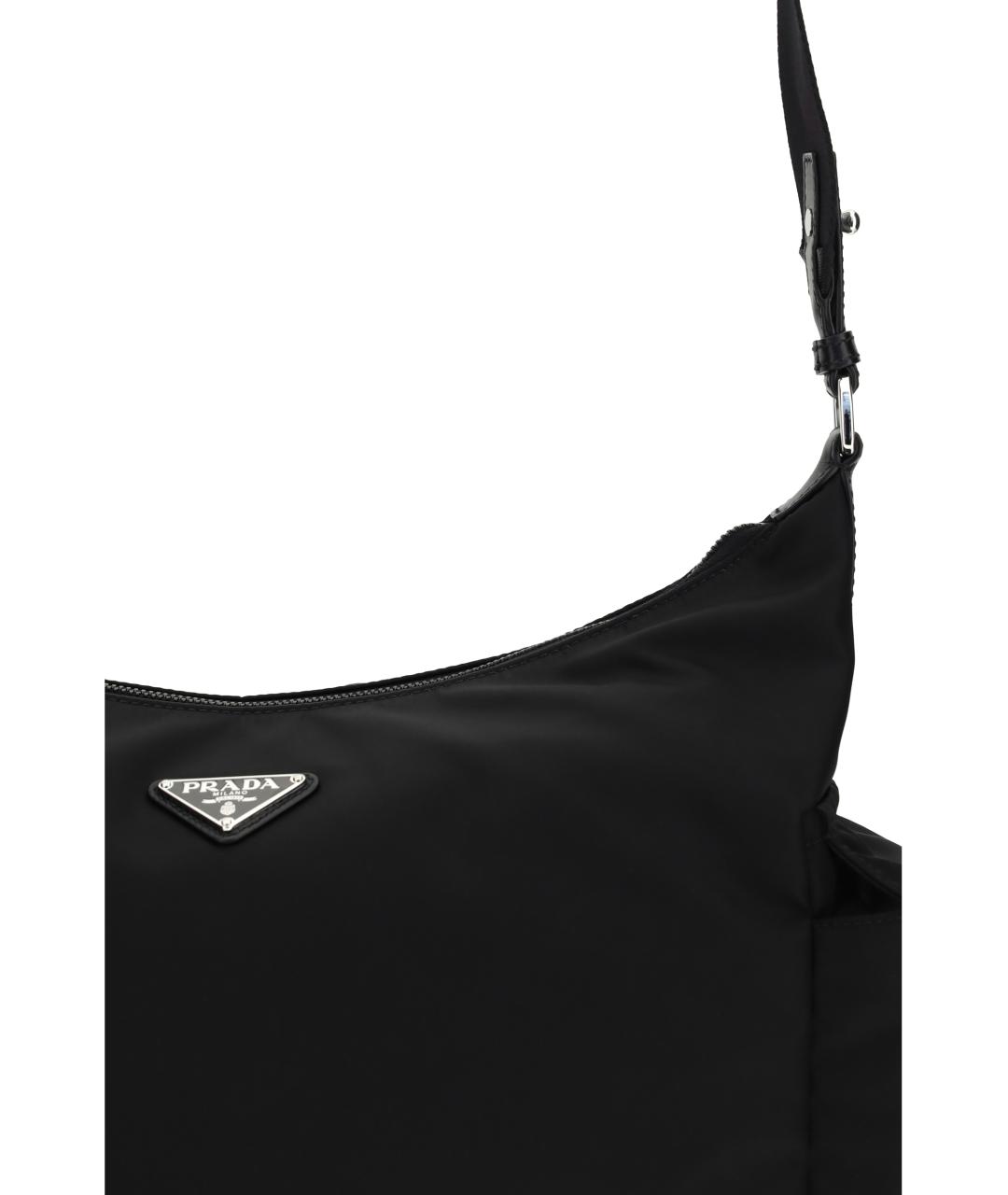 PRADA Черная синтетическая сумка на плечо, фото 4