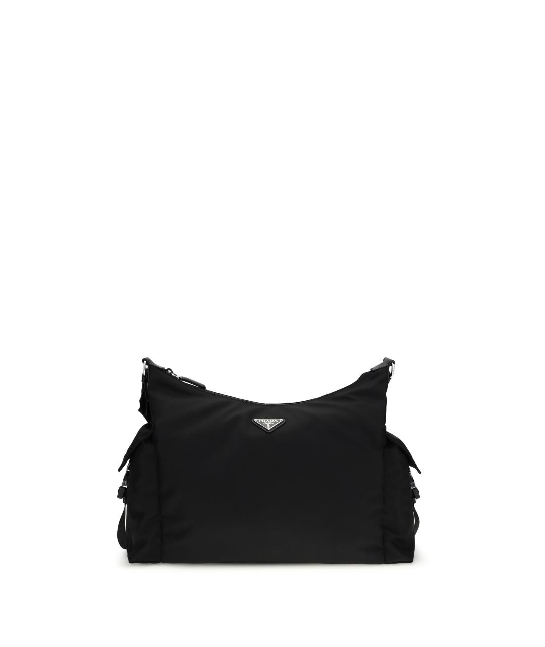 PRADA Черная синтетическая сумка на плечо, фото 1