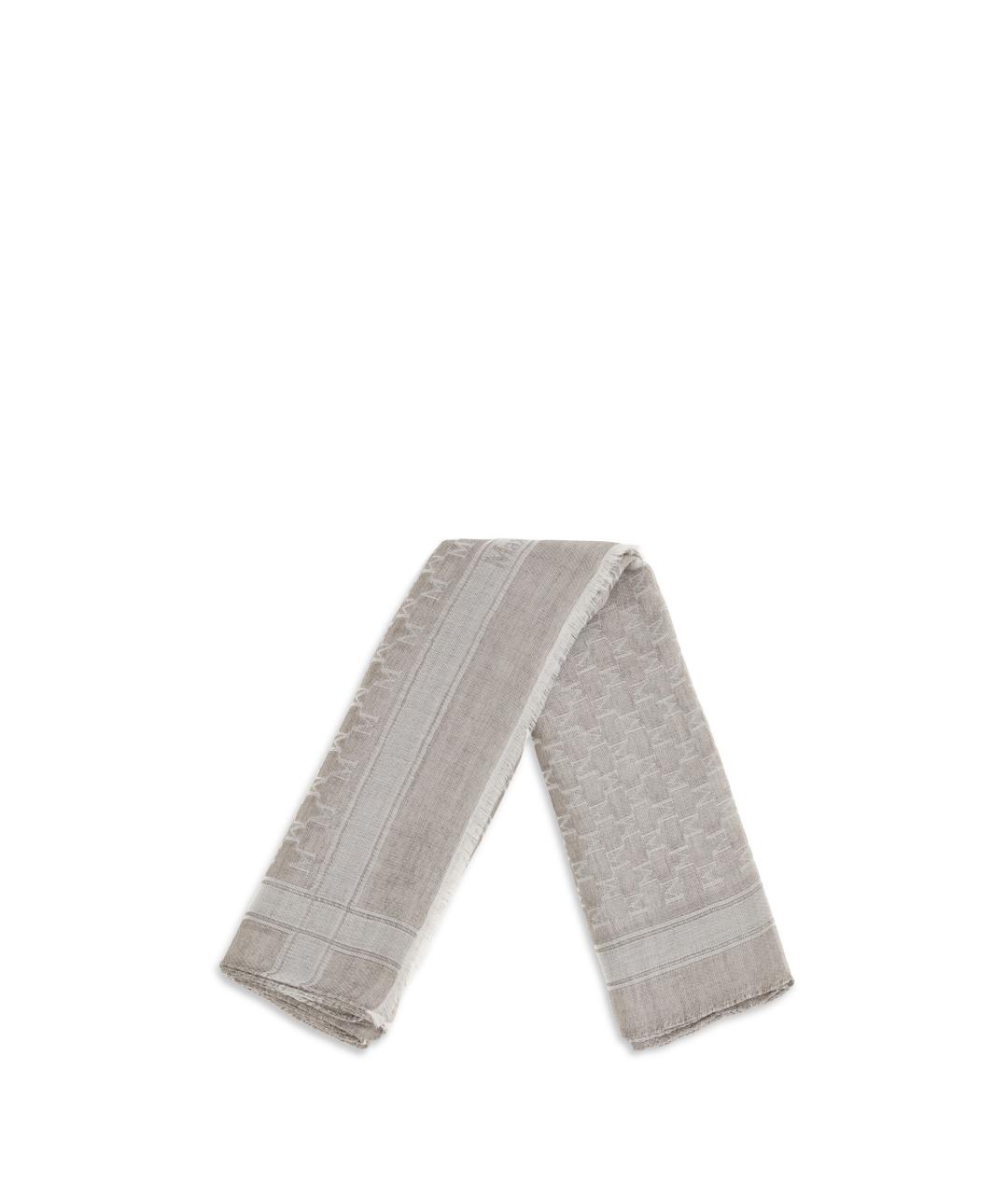 MAX MARA Бежевый шарф, фото 2