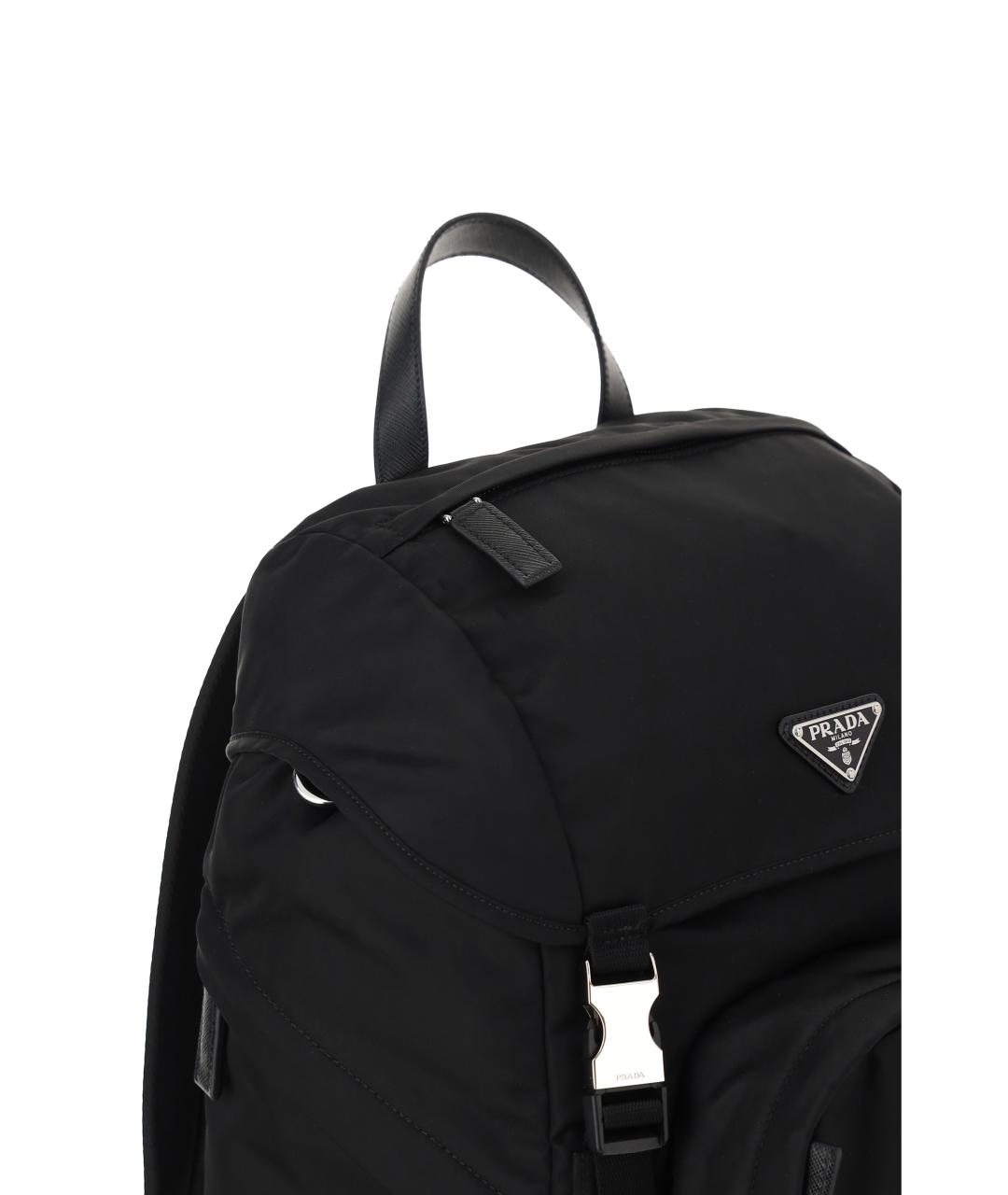 PRADA Черный тканевый рюкзак, фото 4