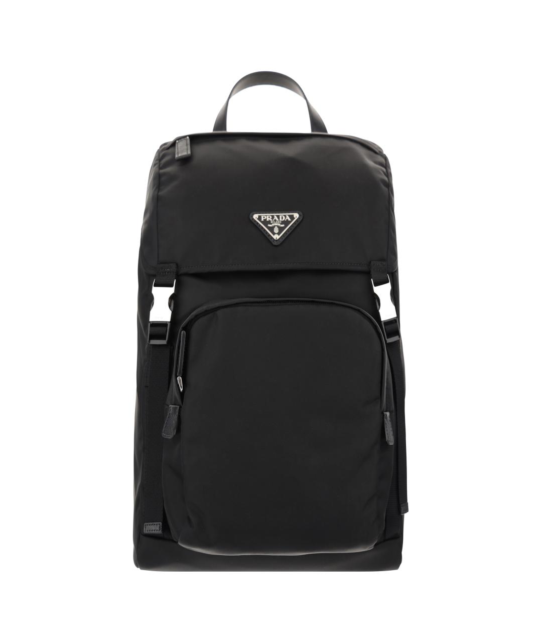 PRADA Черный тканевый рюкзак, фото 1