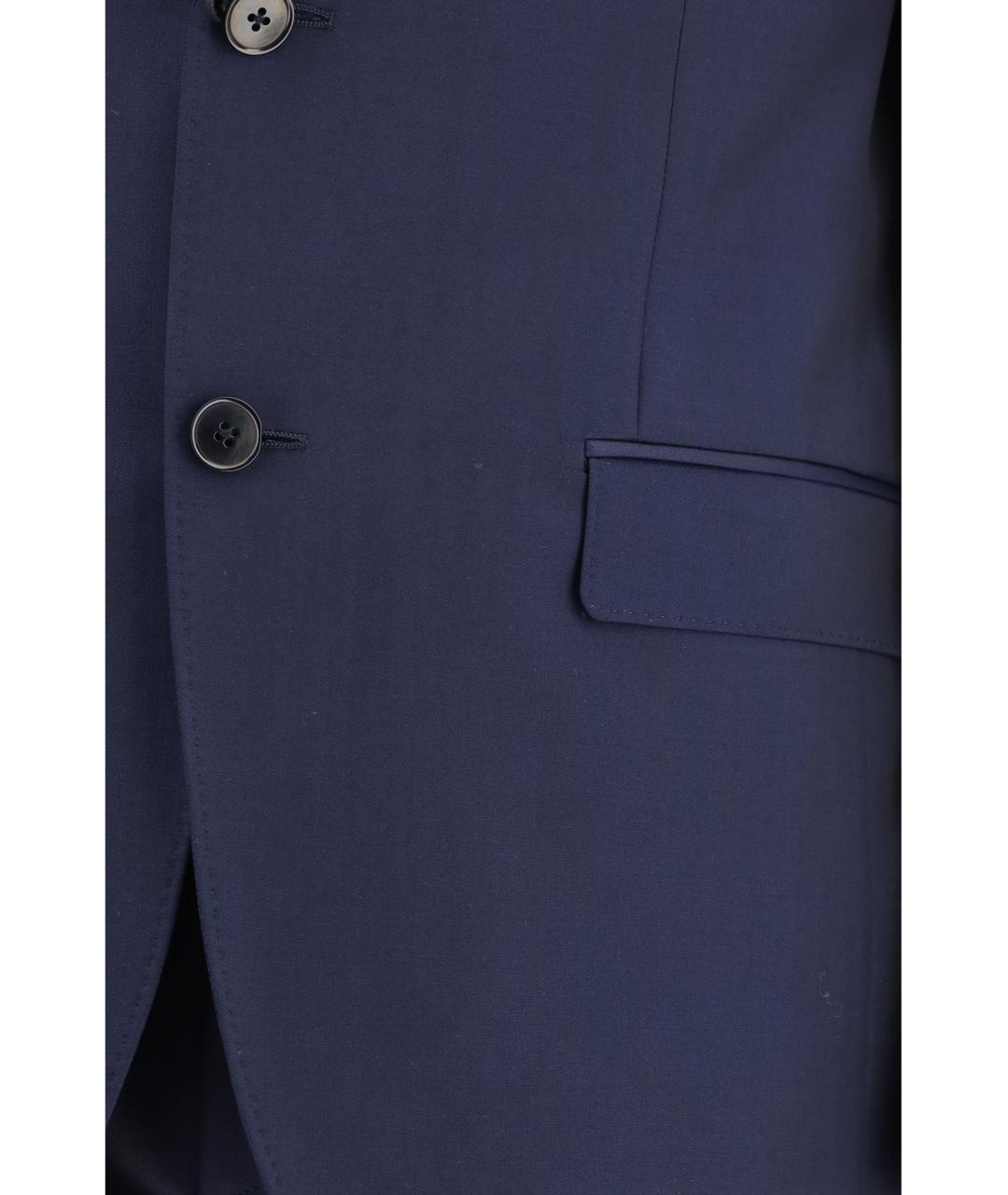 ZEGNA Синий классический костюм, фото 4