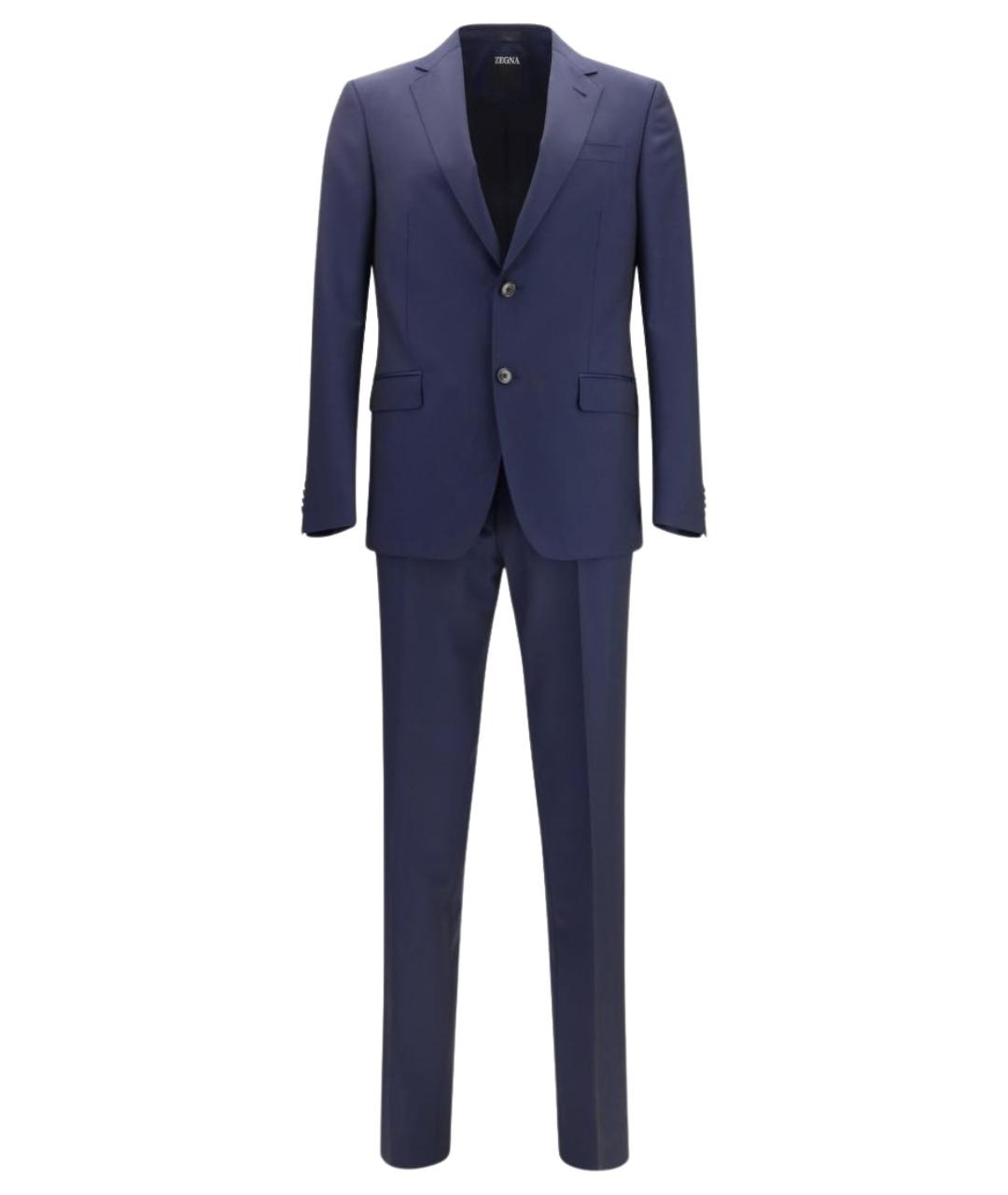 ZEGNA Синий классический костюм, фото 1