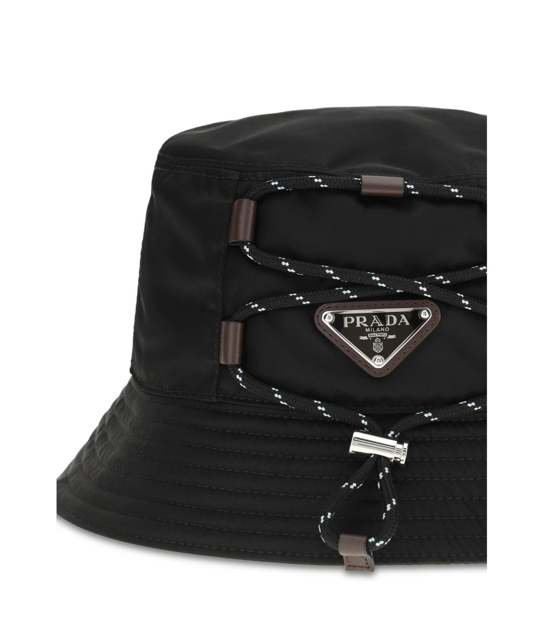 PRADA Черная шляпа, фото 3