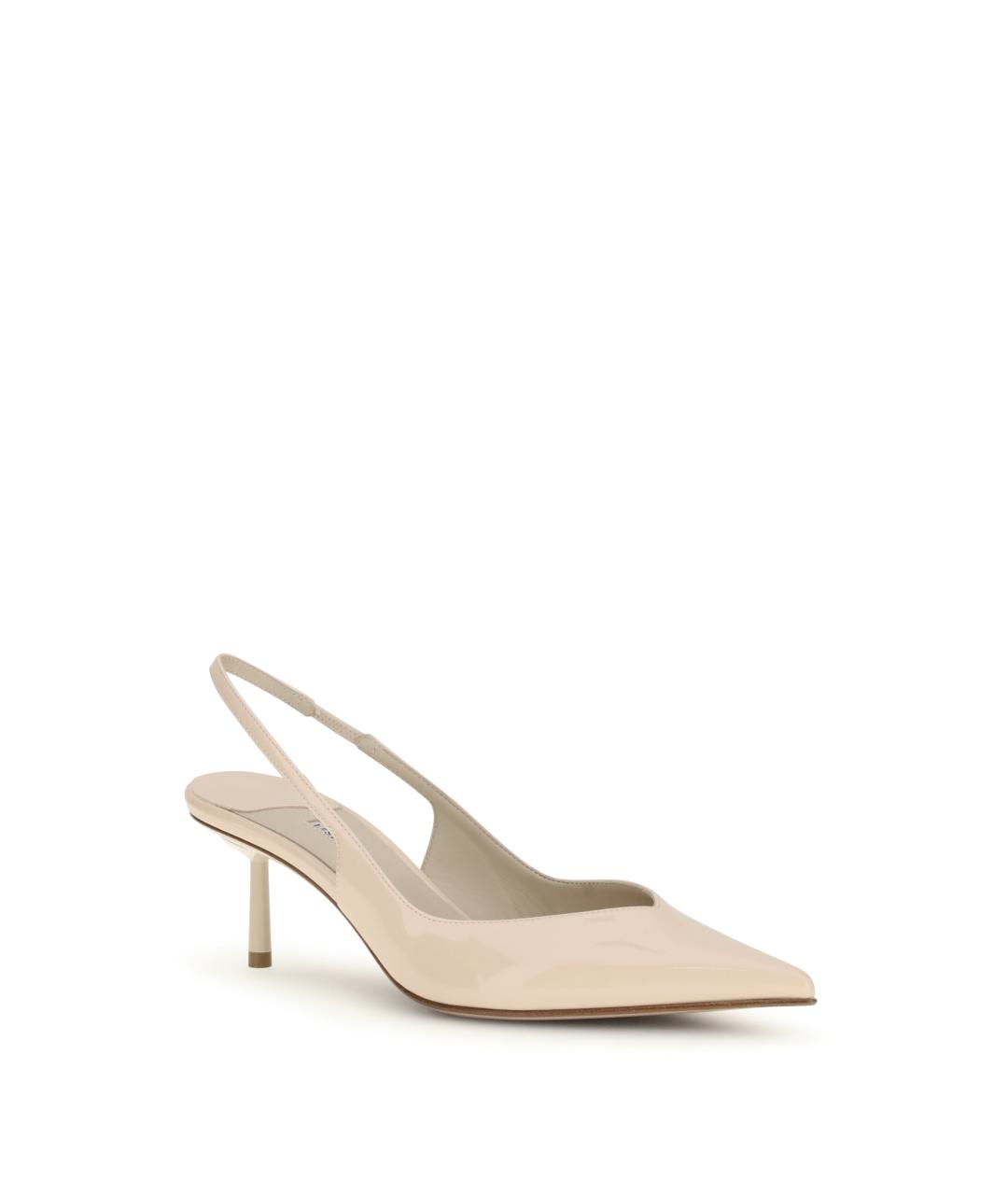 LE SILLA Бежевые кожаные туфли, фото 2