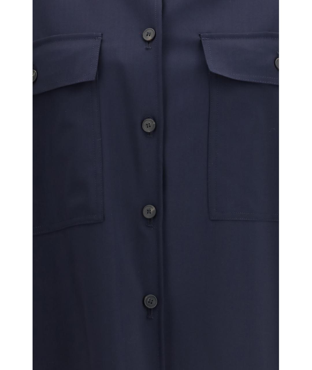 WEEKEND MAX MARA Синяя шерстяная куртка, фото 3