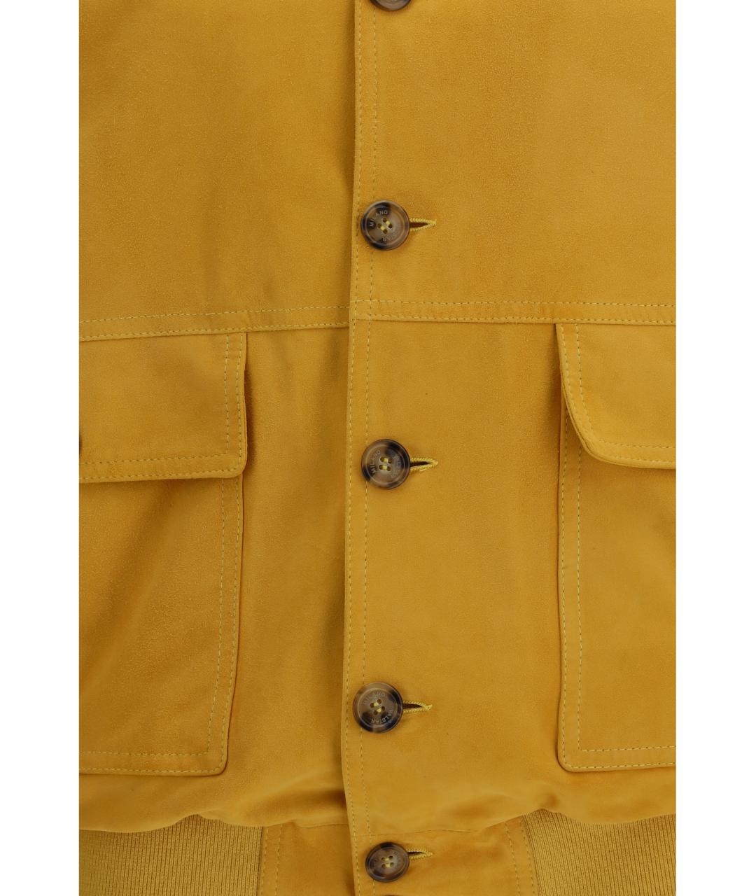 VALSTAR Горчичная замшевая куртка, фото 3