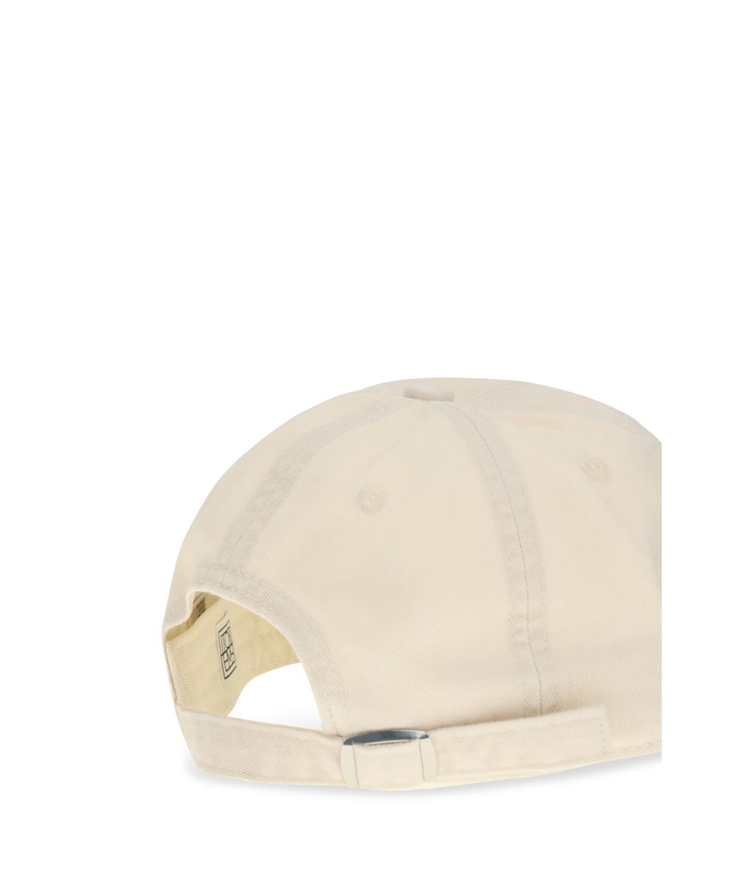 TOTEME Бежевая хлопковая кепка, фото 3