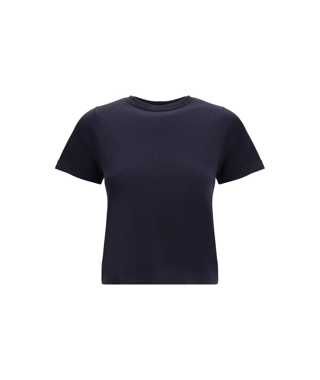 EXTREME CASHMERE Темно-синяя хлопковая майка, фото 1