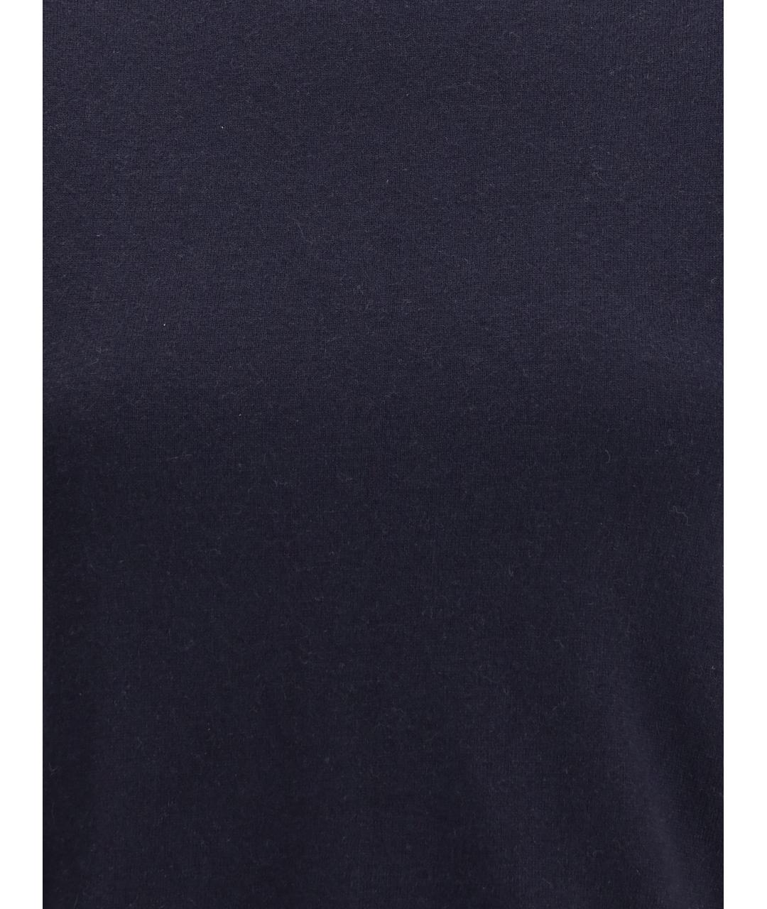 EXTREME CASHMERE Темно-синяя хлопковая майка, фото 3