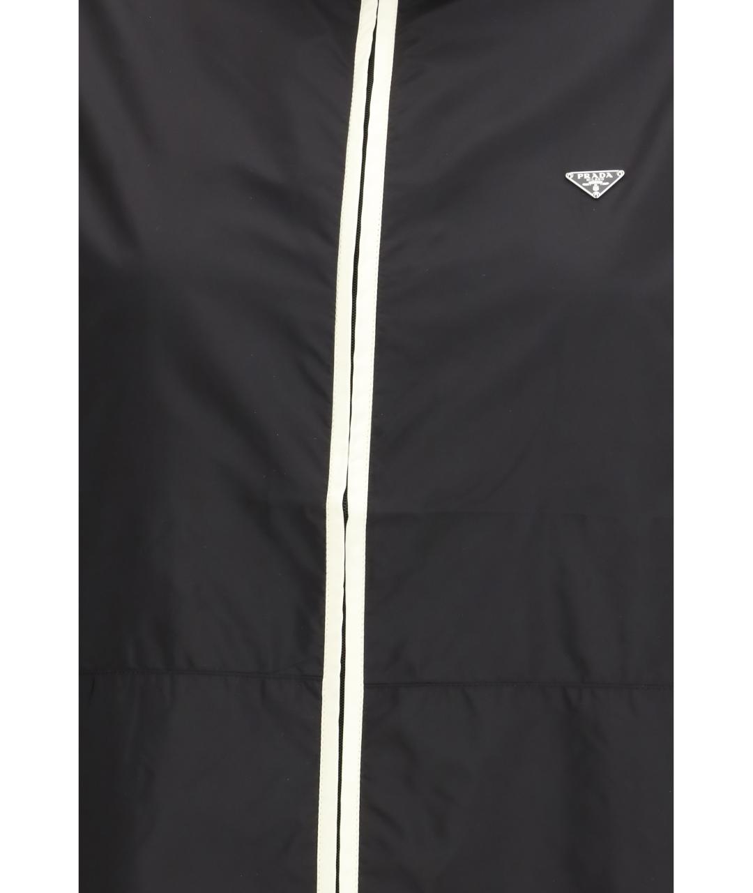 PRADA Черная полиамидовая куртка, фото 3