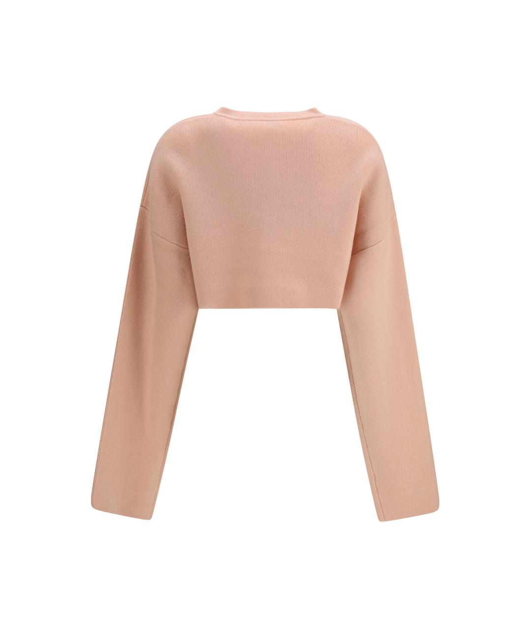 TOTEME Розовый шерстяной кардиган, фото 2