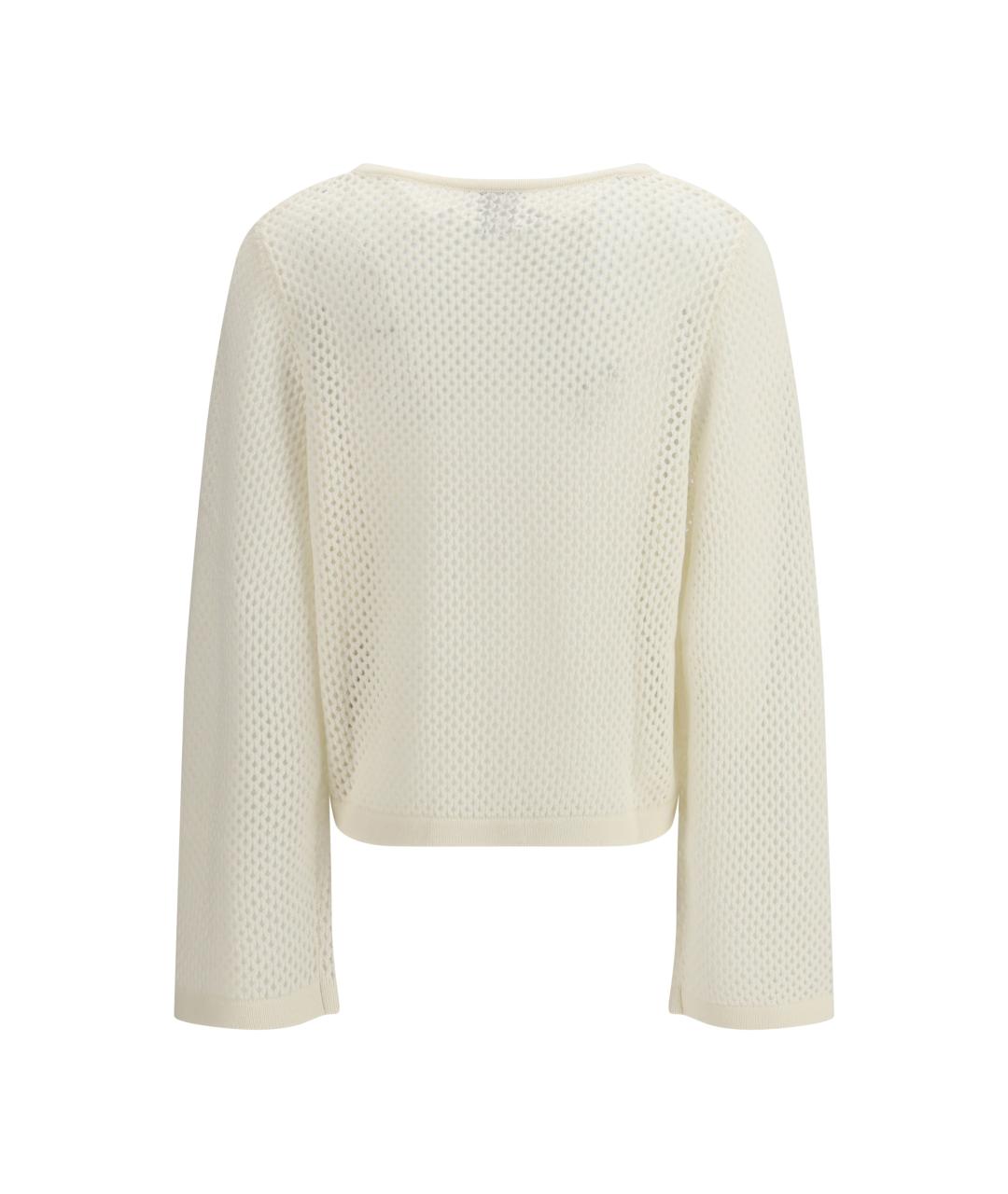 ALLUDE Бежевый шерстяной джемпер / свитер, фото 2