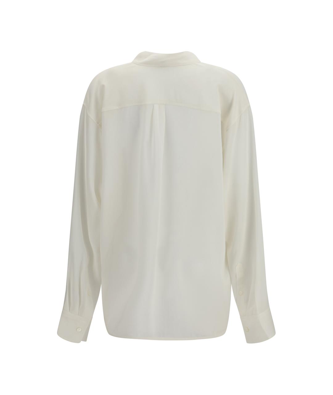 TOTEME Белая вискозная рубашка, фото 2