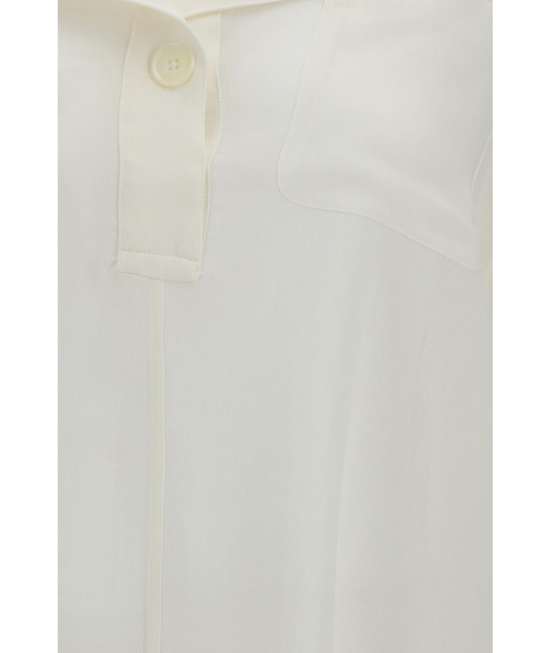TOTEME Белая вискозная рубашка, фото 3