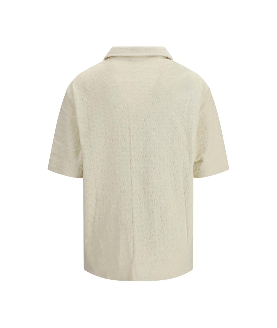 OFF-WHITE Белая кэжуал рубашка, фото 2