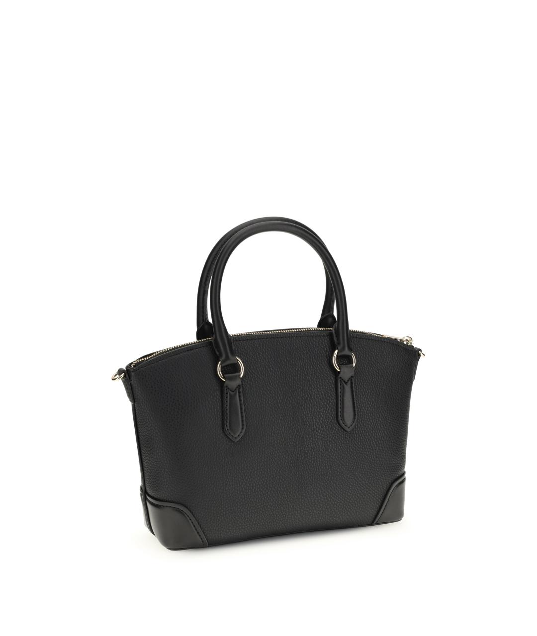 MICHAEL KORS Черная кожаная сумка тоут, фото 3