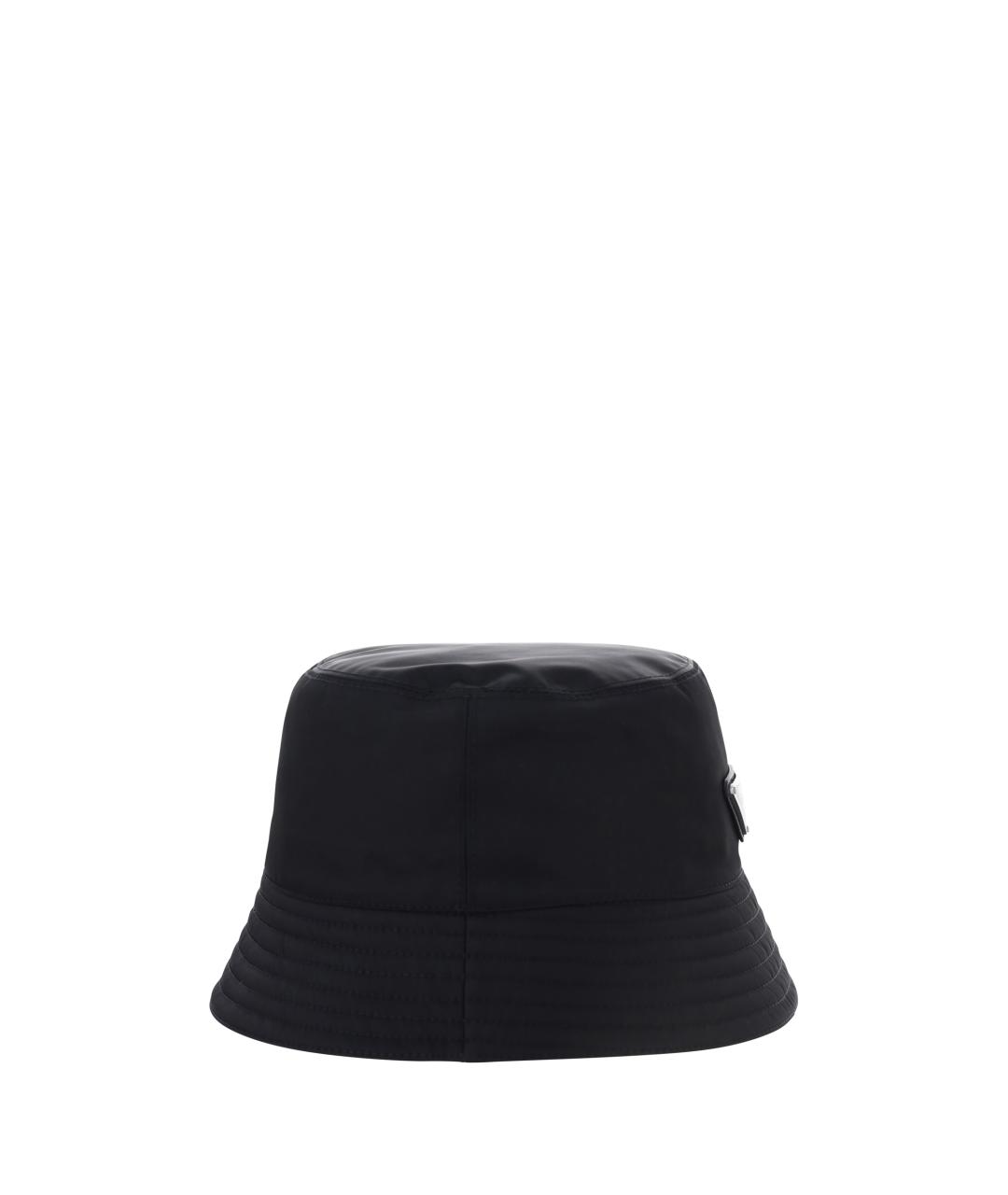 PRADA Черная синтетическая кепка/бейсболка, фото 2