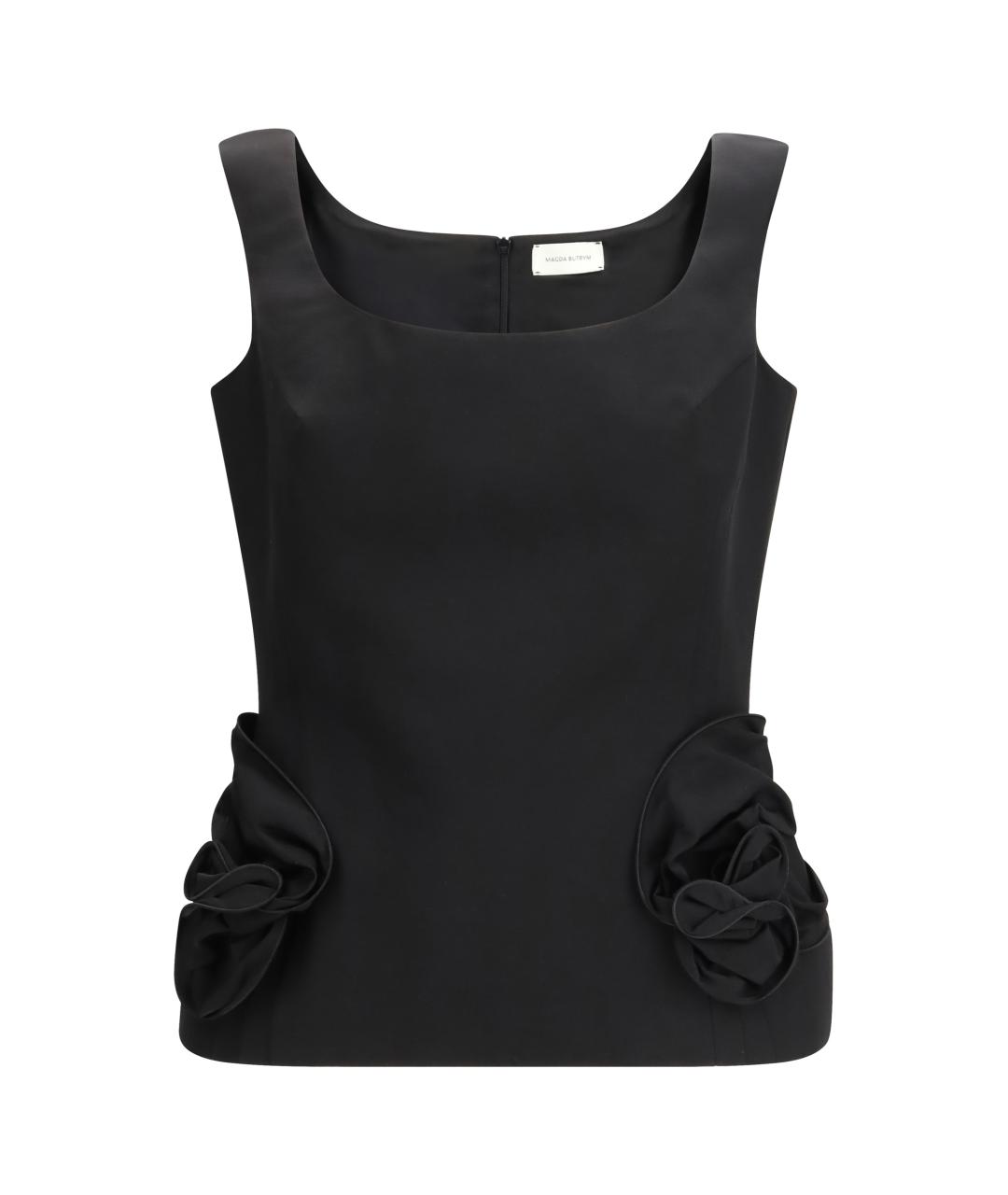 MAGDA BUTRYM Черная хлопковая майка, фото 1