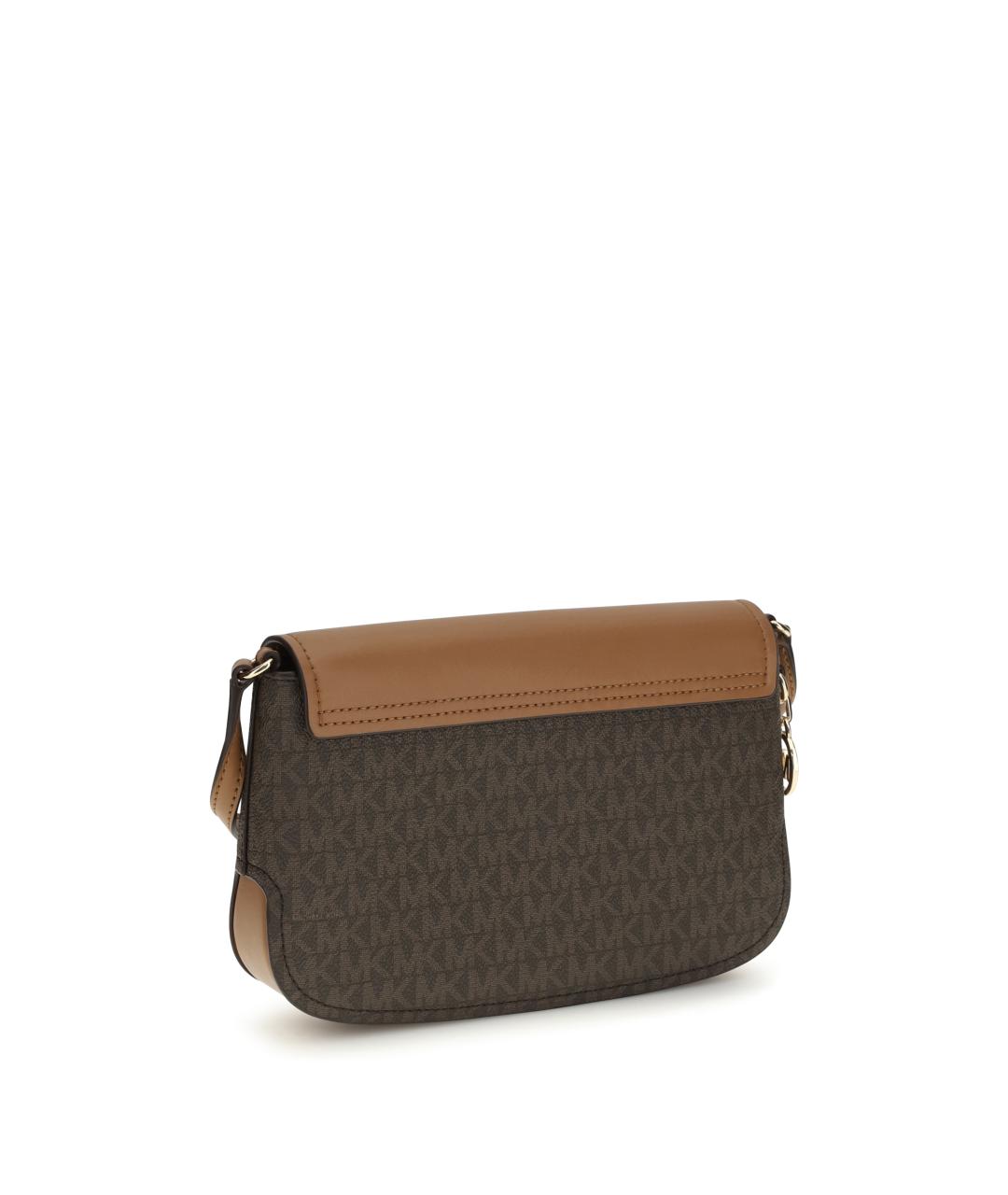 MICHAEL KORS Коричневая кожаная сумка через плечо, фото 3