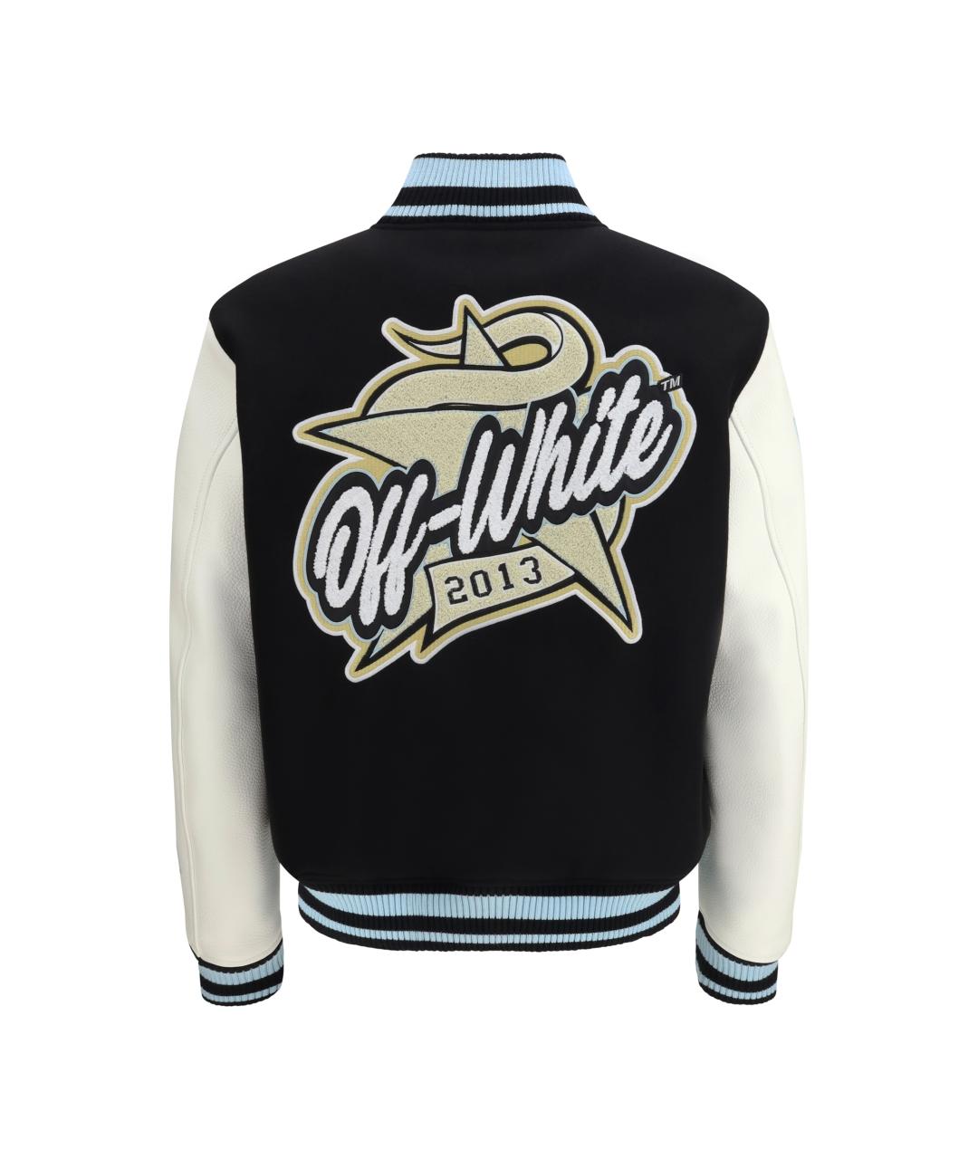 OFF-WHITE Черная шерстяная куртка, фото 2