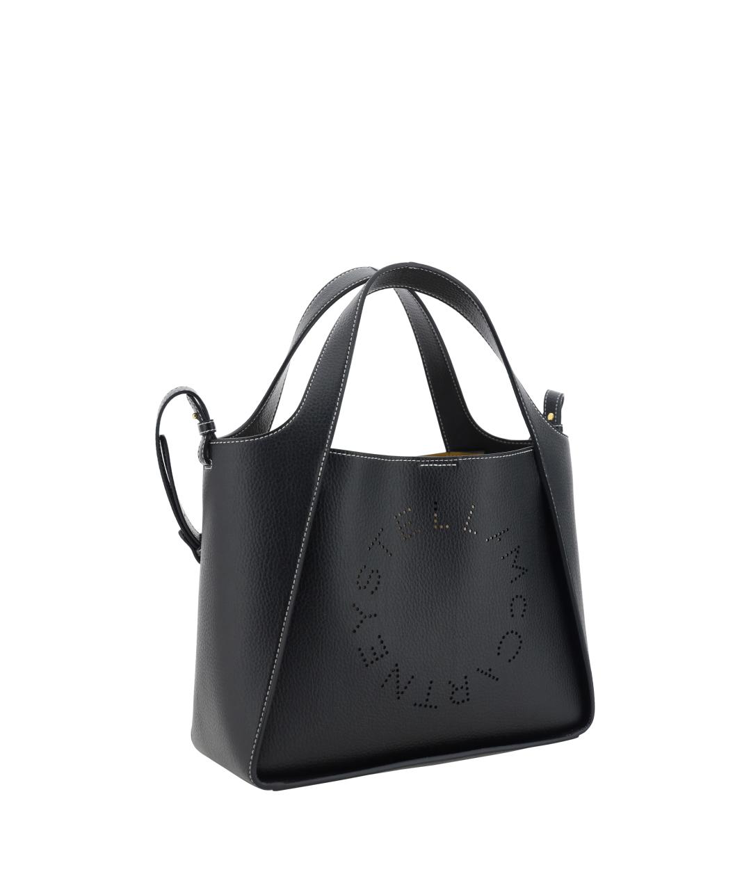 STELLA MCCARTNEY Черная сумка тоут из искусственной кожи, фото 2