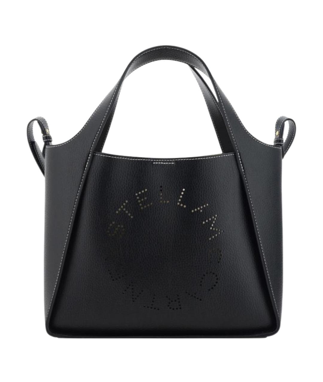 STELLA MCCARTNEY Черная сумка тоут из искусственной кожи, фото 1