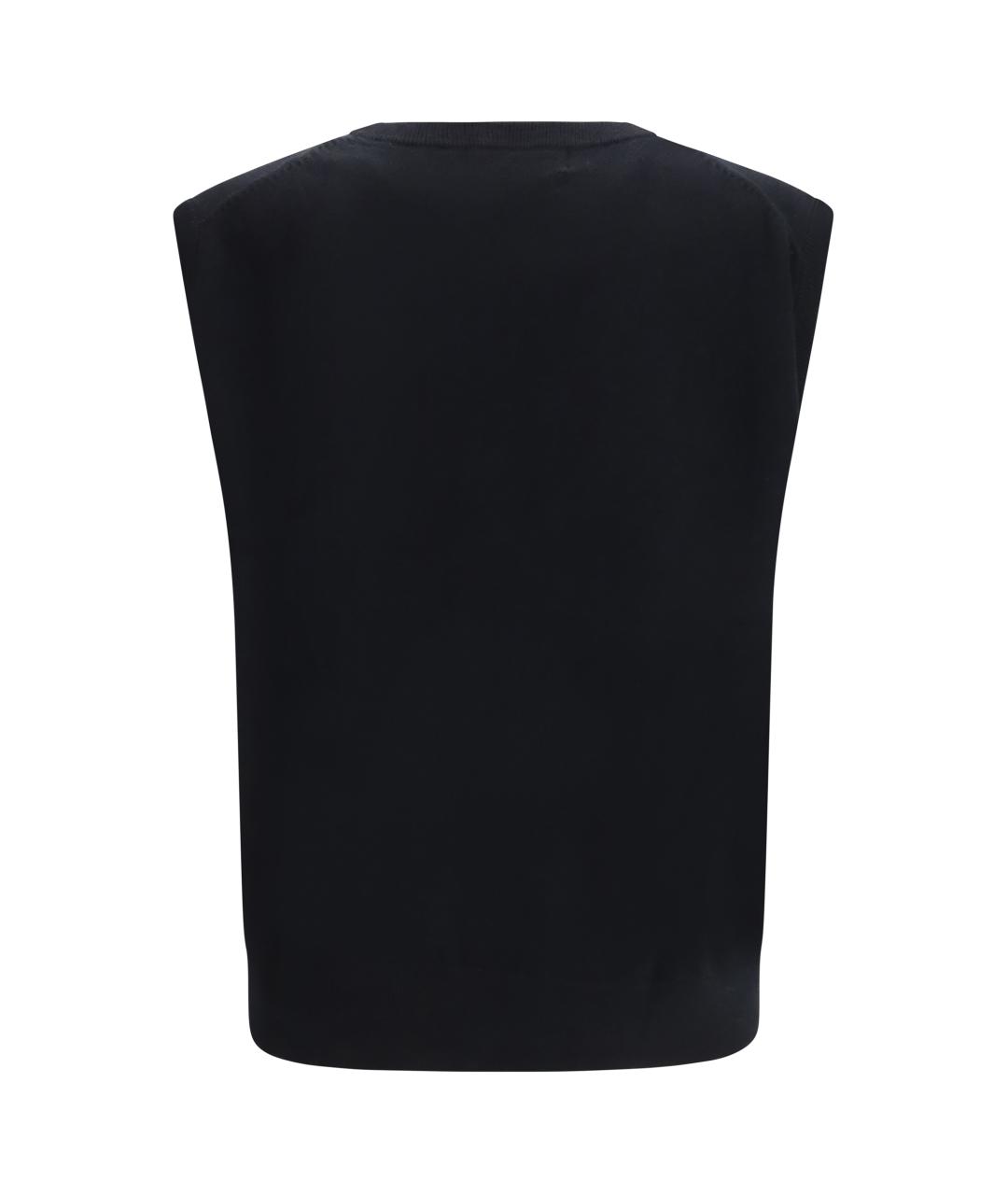 EXTREME CASHMERE Черная кашемировая жилетка, фото 2