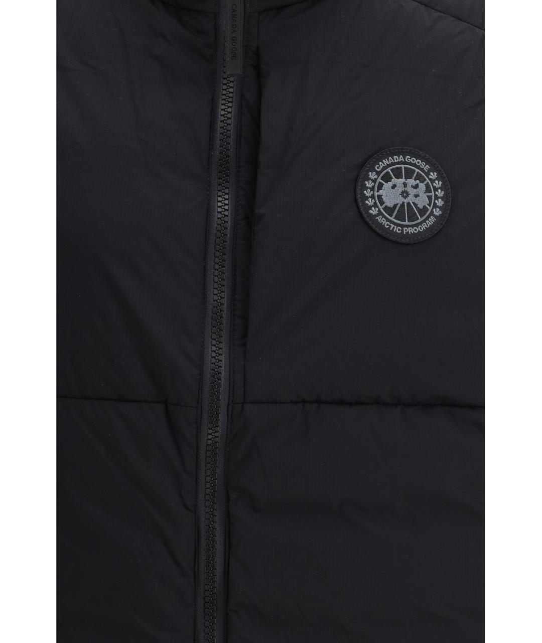 CANADA GOOSE Черный полиамидовый жилет, фото 3