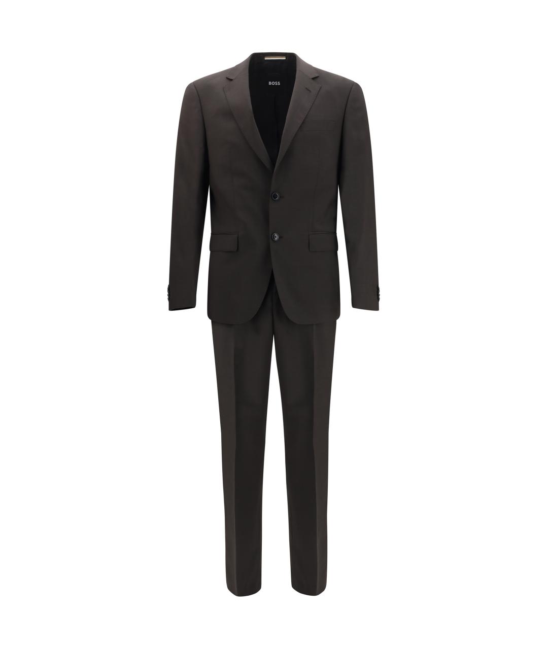 HUGO BOSS Коричневый классический костюм, фото 1
