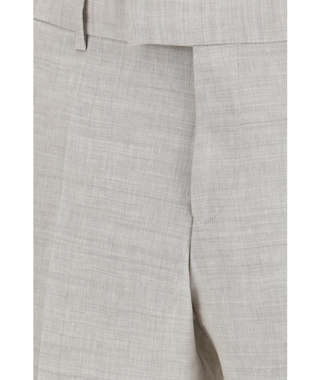 HUGO BOSS Серый классический костюм, фото 3