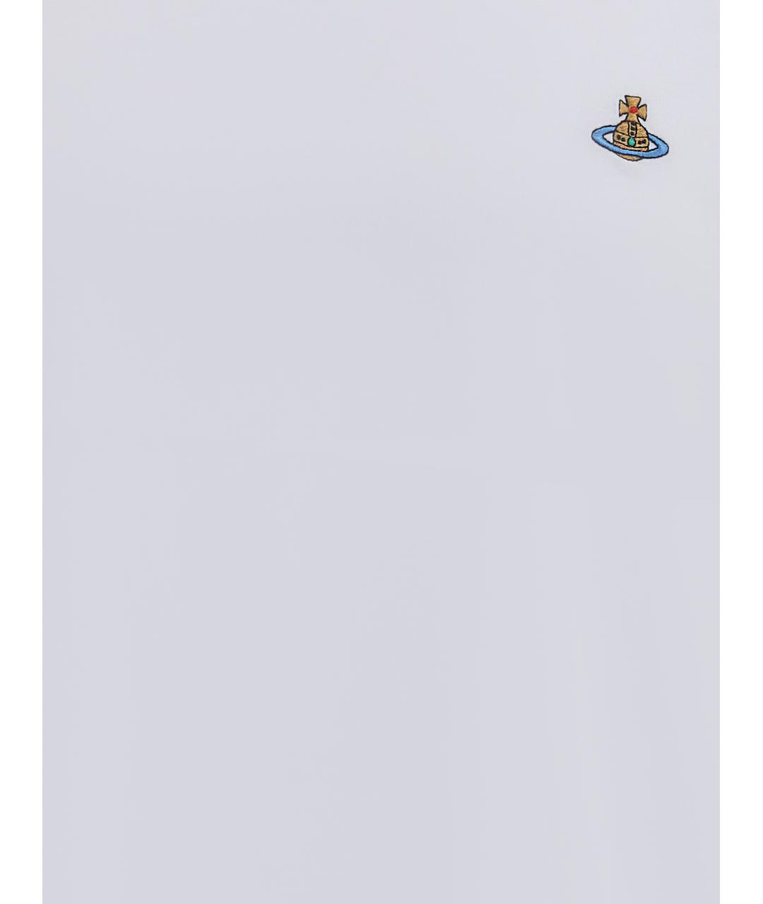 VIVIENNE WESTWOOD Белая хлопковая футболка, фото 3