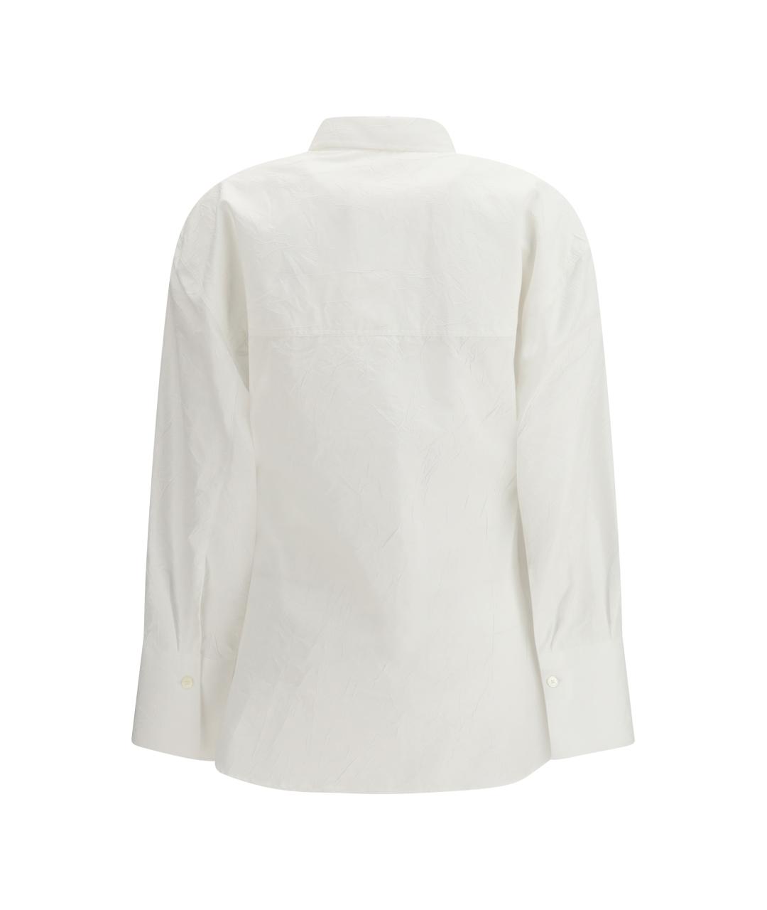 ROHE Белая хлопковая рубашка, фото 2