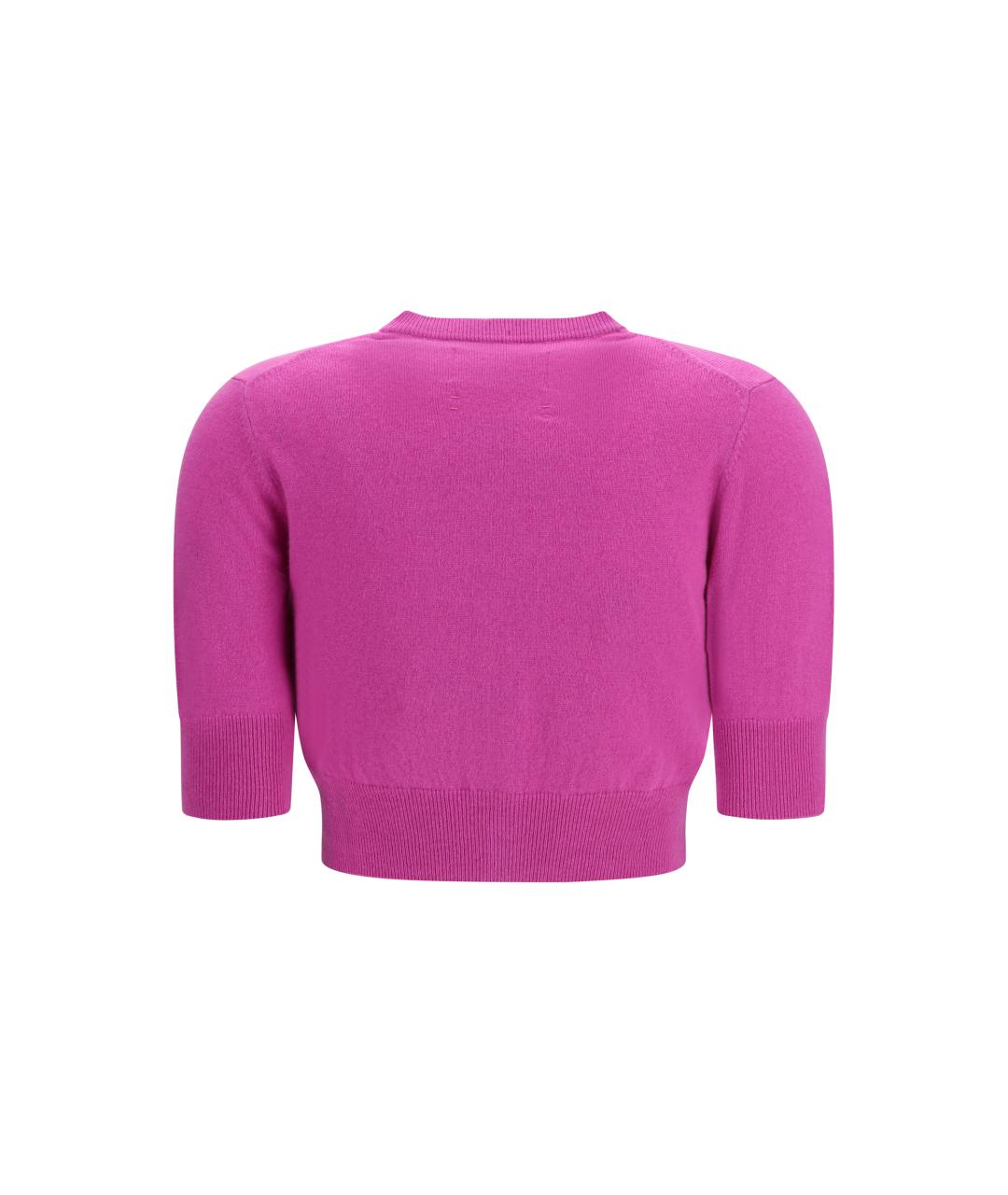 EXTREME CASHMERE Фуксия кашемировый кардиган, фото 2