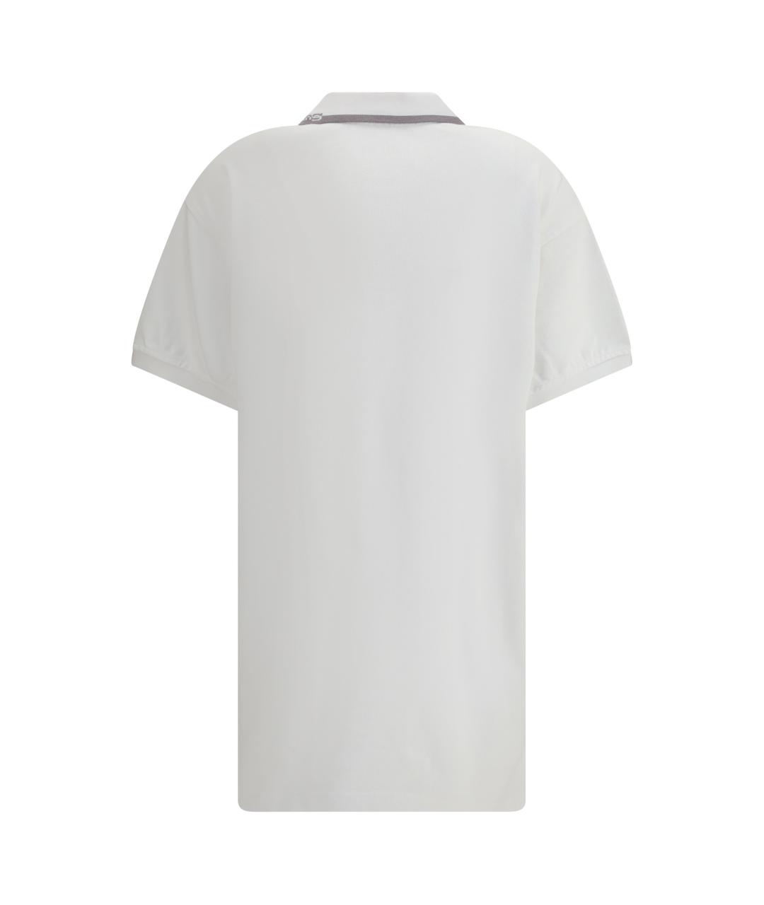 ALEXANDER WANG Белое хлопковое повседневное платье, фото 2