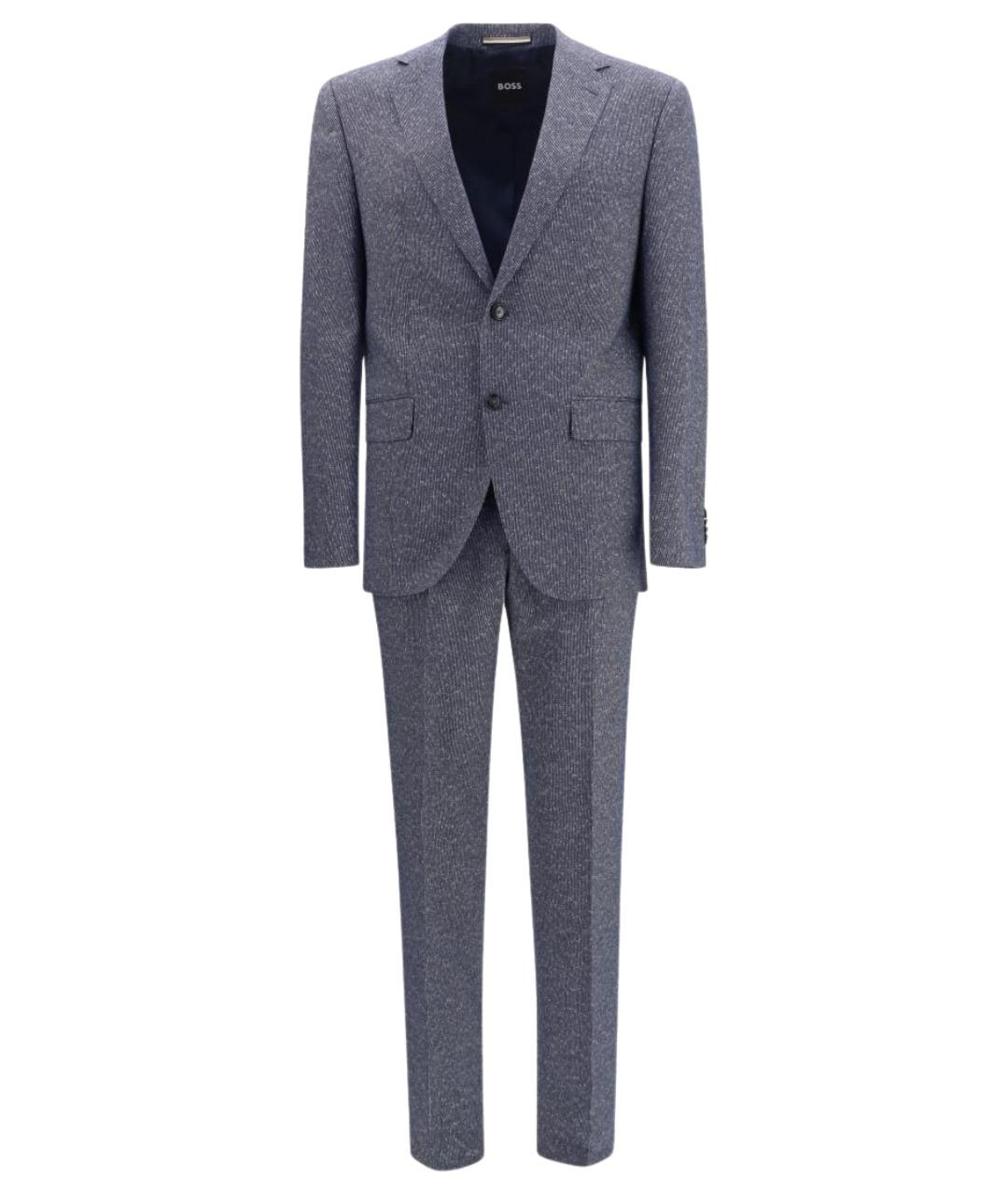 HUGO BOSS Синий классический костюм, фото 1